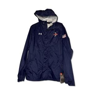 Under Armour Windbreaker Navy | Size L | Team USA Zip Full‑Zip